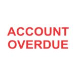 Colop Green Line Word Stamp Account Overdue C144837acc