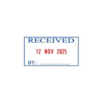 Colop S260 L1 Green Line Text And Date - Image 3
