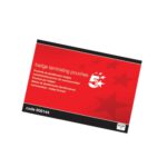 Star Office Laminating Pouches Micron Badge Size67x97mm Gloss