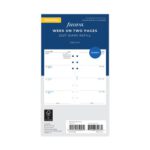 Filofax Refill Week To View Personal White