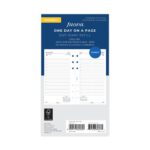 Filofax Refill Day Per Page Personal White