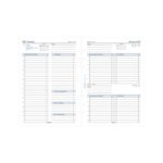 Filofax Refill Day Per Page A5 White - Image 2