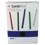 Gbc Black Combbind 22 mm Binding Combs Pack Of