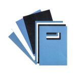Gbc Leathergrain 250gsm A4 With Title Window Blue - Image 2