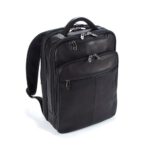 Falcon Laptop Backpack Full Grain Luxury Leather Black