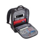 Falcon Laptop Backpack Full Grain Luxury Leather Black - Image 4
