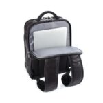 Falcon Laptop Backpack Full Grain Luxury Leather Black - Image 5