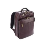 Falcon Laptop Backpack Full Grain Luxury Leather Brown