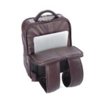 Falcon Laptop Backpack Full Grain Luxury Leather Brown - Image 5