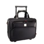 Monolith Deluxe Black Nylon Wheeled Laptop Case