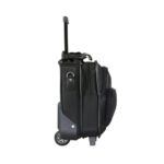 Monolith Deluxe Black Nylon Wheeled Laptop Case - Image 4