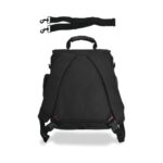 Monolith Multifunctional Nylon Black Laptop Backpack And Grey - Image 3