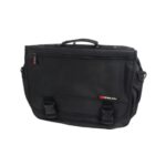 Monolith Expanding Flapover Briefcase Microfibre Material Black