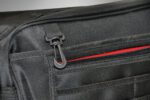 Monolith Expanding Flapover Briefcase Microfibre Material Black - Image 4