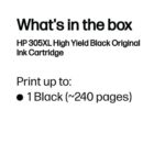 Hp 305xl High Yield Ink Cartridge Black 3ym62ae - Image 7