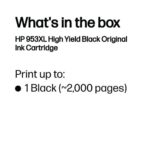 Hp 953xl Hy Black Ink Cartridge L0s70ae Bgx - Image 7