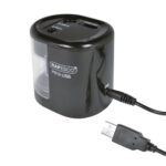 Rapesco Usb Electric Pencil Sharpener Black - Image 2