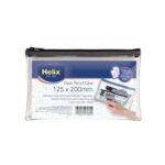 Helix 8x5 Inches Pvc Pencil Case Clear Pack - Image 2
