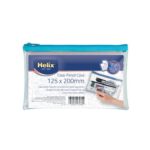 Helix 8x5 Inches Pvc Pencil Case Clear Pack - Image 3