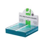 Q Connect Eraser White Pvc KF00236 - Image 2