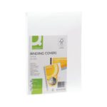 Q Connect A4 White Pvc Comb Binder Cover