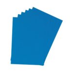 Q Connect A4 Blue Leathergrain Comb Binder Cover