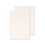 Q Connect A4 White Leathergrain Comb Binder Cover - Image 2