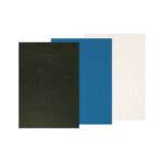 Q Connect A4 White Leathergrain Comb Binder Cover - Image 4