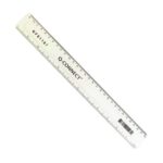 Q Connect 300 mm Clear Ruler Kf01107q