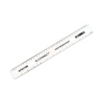Q Connect Clear 300 mm Shatterproof Ruler Pack Of