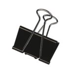 Q Connect 32 mm Black Foldback Clip Pack Of - Image 2