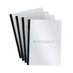 Q Connect Black A4 5 mm Slide Binder And
