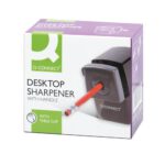 Q Connect Black Desktop Pencil Sharpener KF02291 - Image 2