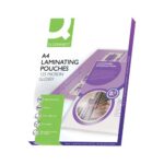 Q Connect A4 Laminating Pouch Micron Pack Of