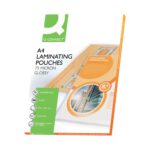 Q Connect A4 2x75 Micron Laminating Pouches Pack
