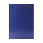 Academic Diary Day Per Page A5 Blue Kf1a5abu25