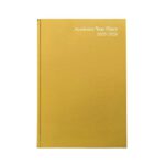 Academic Diary Day Per Page A5 Yellow Kf1a5ayl25