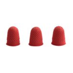 Q Connect Red Rubber Thimblettes Size Pack Of