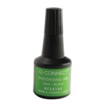 Q Connect Black Endorsing Ink 28ml Pack Of