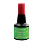 Q Connect Red Endorsing Ink 28ml Pack Of