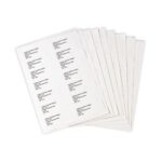 Q Connect White Multipurpose Label X 1 mm Per - Image 2