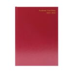 Academic Diary Week To View A4 Burgundy Kf3a4abg25