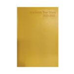 Academic Diary Week To View A4 Yellow Kf3a4ayl25