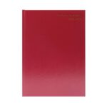 Academic Diary Week To View A5 Burgundy Kf3a5abg25