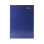Desk Diary Day Per Page Appointment A4 Blue