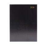 Desk Diary Day Per Page A4 Black Kfa42bk26
