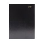 Desk Diary Day Per Page Appointment A5 Black