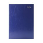 Desk Diary Day Per Page Appointment A5 Blue