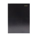 Desk Diary Day Per Page A5 Black Kfa52bk26
