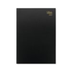 Letts Desk Diary Day Per Page A4 Black